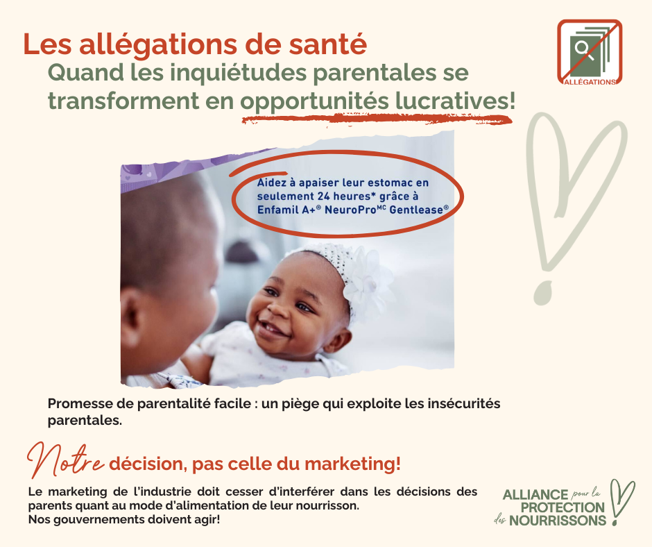 Les allégations de santé